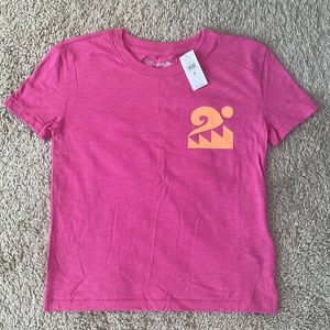 Girls GAP Bailey Elder 100% Organic Cotton Graphic T-shirt, Size M (8)